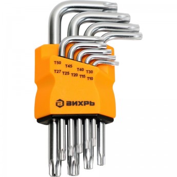 Набор ключей имбусовых ВИХРЬ TORX T10-T50 9 шт